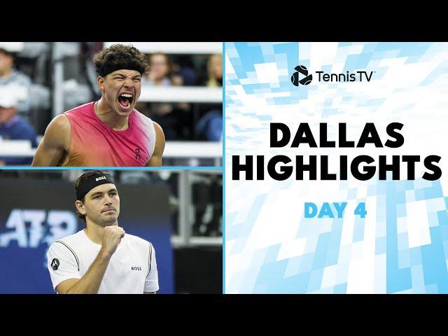 Fritz, Shelton, Paul, Ruud & Shapovalov Highlight the Action | Dallas 2025 Day 4 Highlights