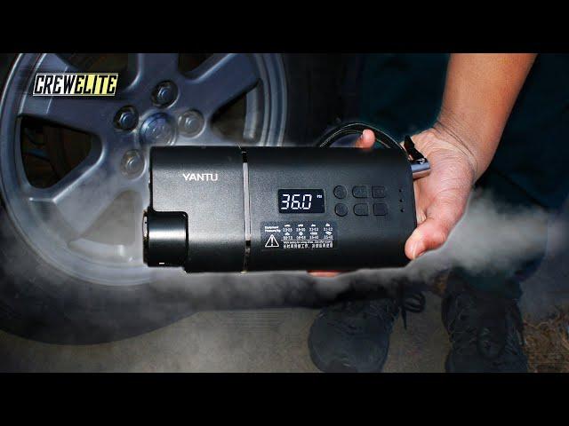 YANTU: Portable 150 PSI Electronic Air Compressor | Best Rechargeable Cordless Air Pump [REVIEW]