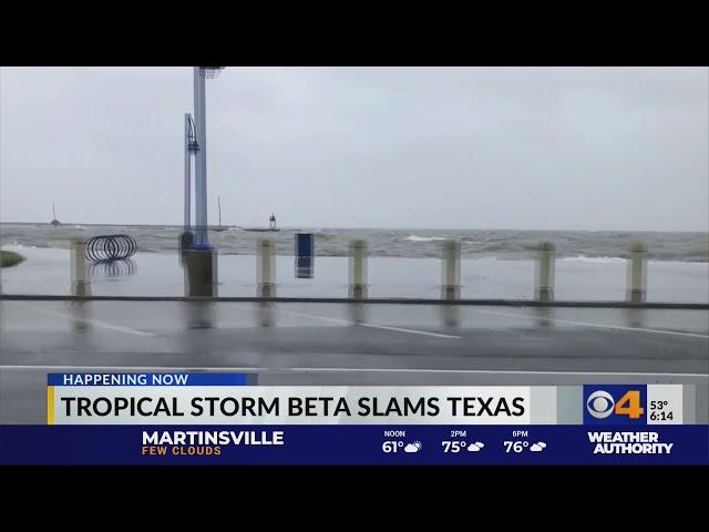 Tropical Storm Beta hits Texas