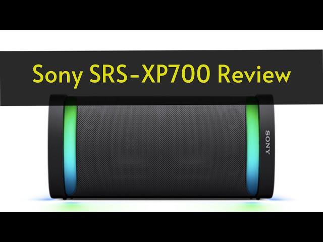 Sony SRS XP700 Wireless Portable Bluetooth Speaker Review