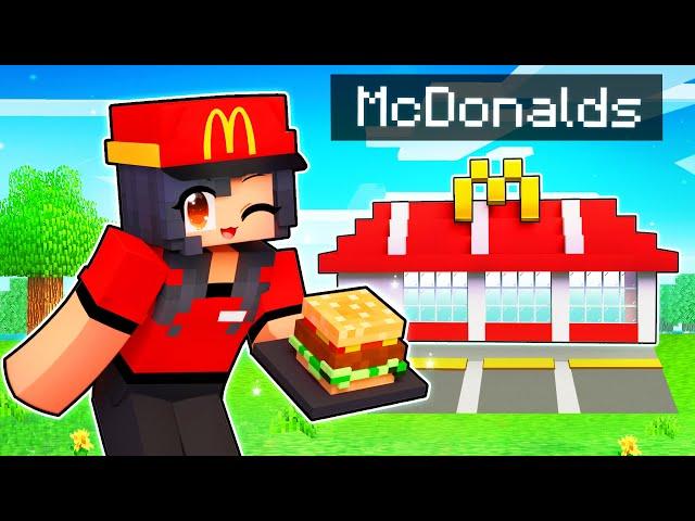 Opening Our McDONALDS Restaurant In Minecraft!