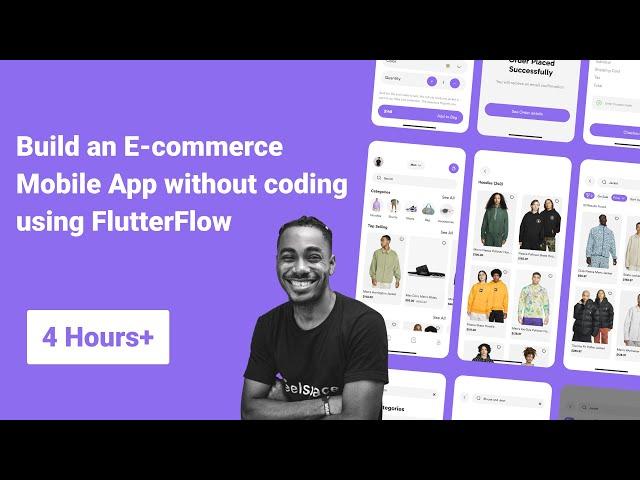 Build an E-commerce Mobile App without coding using FlutterFlow