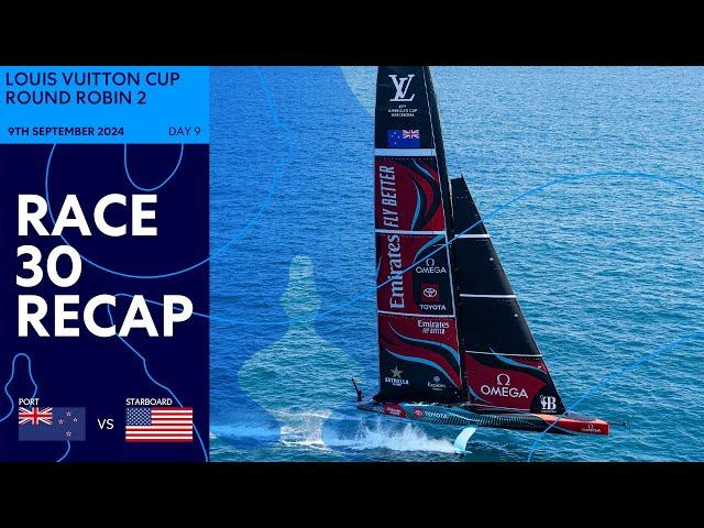 Louis Vuitton Cup Round Robin Race 30 Recap