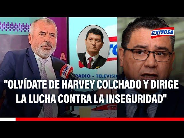 Pérez Reyes niega que Harvey Colchado sea un dolor de cabeza para el Gobierno de Boluarte