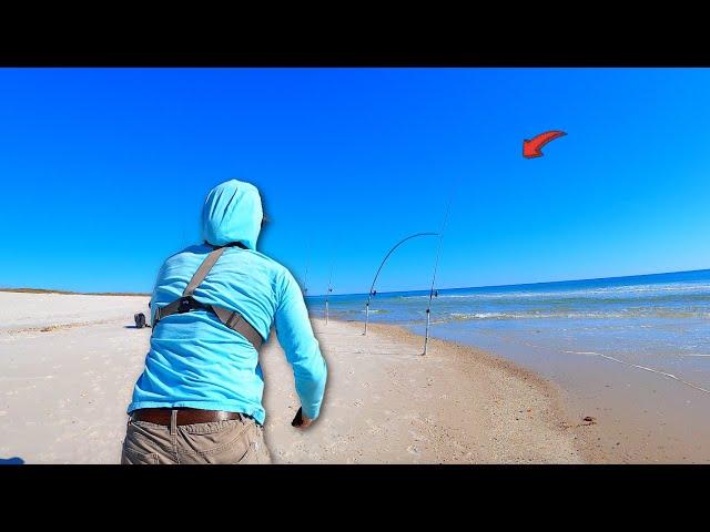 Catching Dinner from the BEACH When a SURPRISE Did THIS!