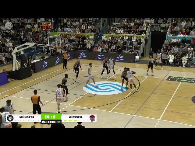 Uni Baskets Munster vs Giessen 46ers 05.10.2024 || Germany Pro A