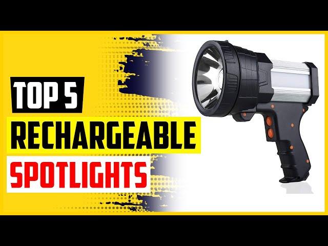 TOP 5 Best Rechargeable Spotlights of 2022 Reviews