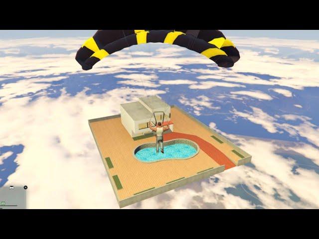 FRANKLIN HOUSE STUCK IN SKY HOW?  - Indian Bike Driving 3d