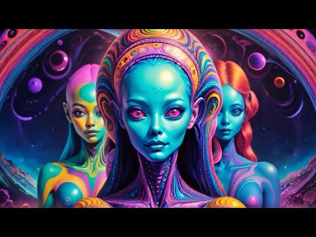 420 PsyChill PsyDub Psychedelic Downtempo Set 2h June 2024 - Trippy AI Video Psybient Visuals, Chill