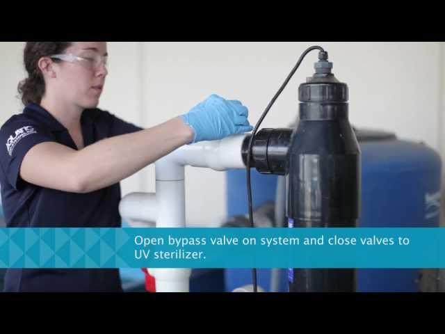 Pentair Aquatic Eco-Systems How to Replace UV Sterilizer's Lamp and Quartz Sleeve