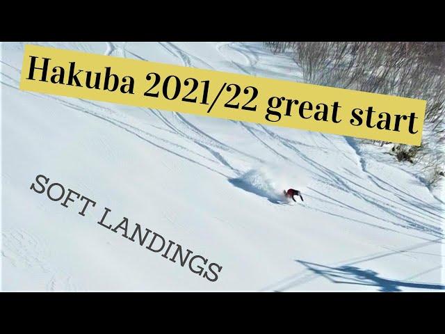 Hakuba 2021/22 early season sessions. Ski & snowboarding in Japan.