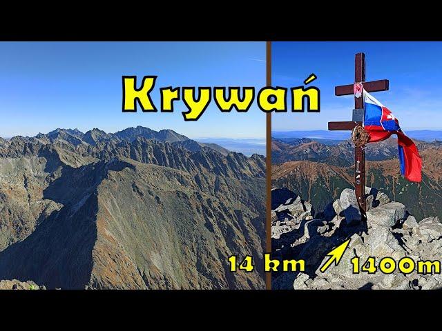 Krywań 2494 m n.p.m. - aktualne warunki 20.10.24 - Tatry Wysokie