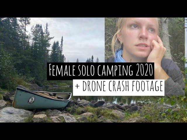 Gunflint Trail Canoe Camping + Drone Crash | Superior National Forest near BWCA