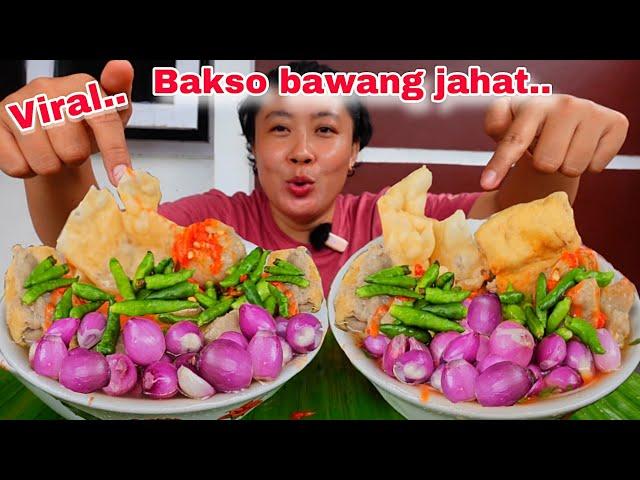 VIRAL ‼️ 2 MANGKOK BAKSO TOPING BAWANG JAHAT + CABE RAWIT