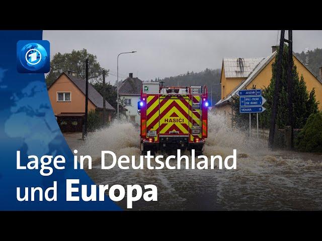 Hochwasserlage in Deutschlands Nachbarländern spitzt sich weiter zu