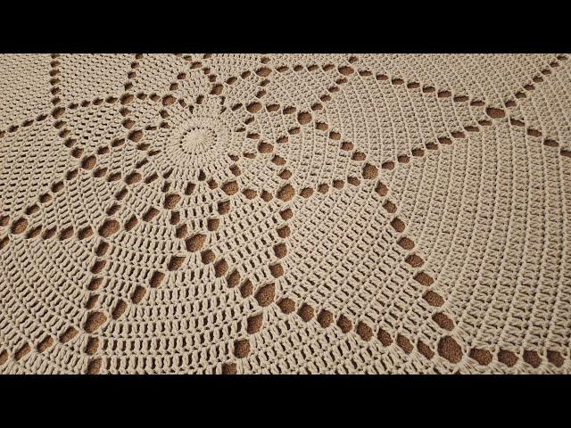 Part 1 - 🪷 The Mandafleur Blanket - Crochet Tutorial! 🪷