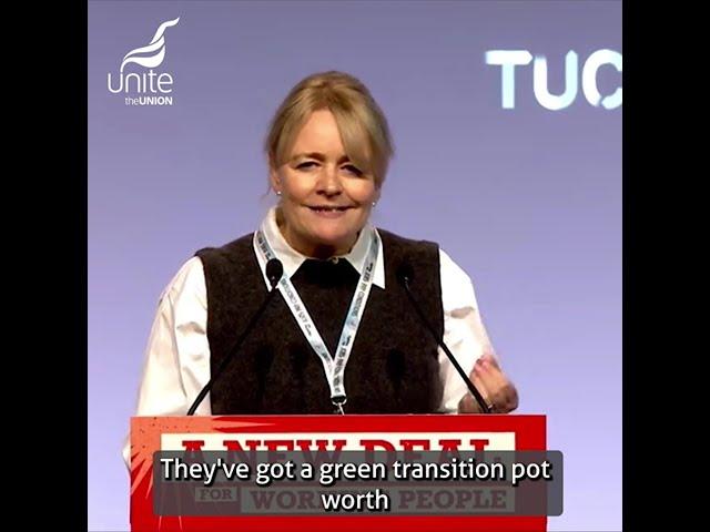 Sharon Graham TUC Congress 2024 - Oil & Gas