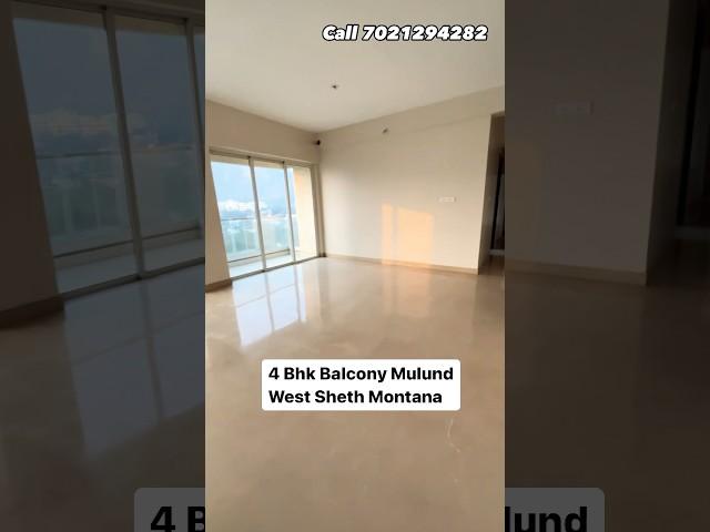 1781 Sqft 4 Bhk With Balcony | Sheth  Montana Mulund