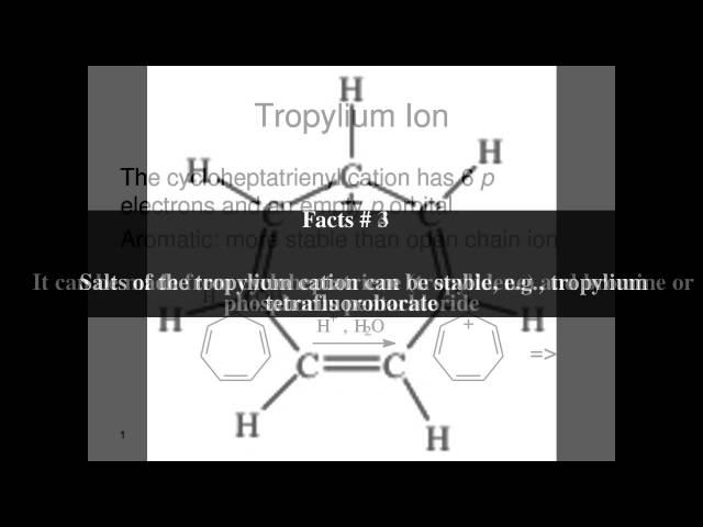 Tropylium cation Top # 6 Facts