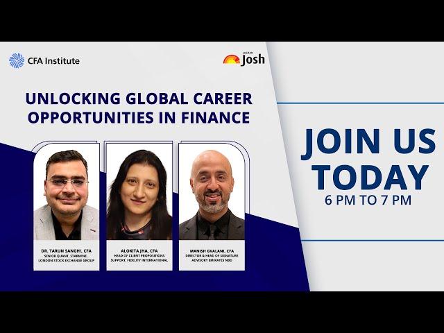 Webinar | Unlocking Global Career Opportunities in Finance