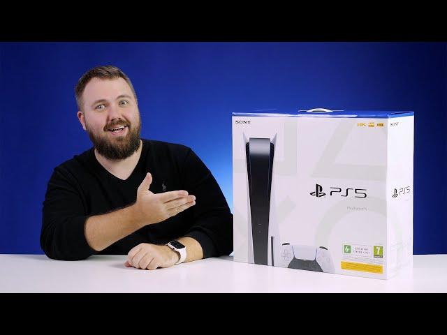 Распаковка PlayStation 5, первый взгляд на Dual Sense и немножко ASMR