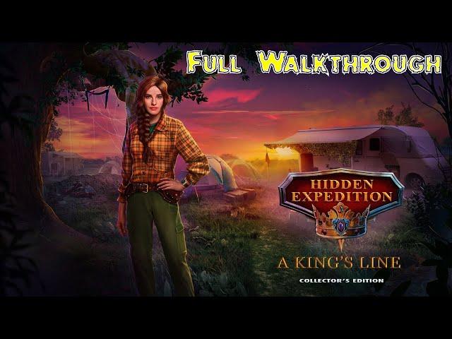 Let's Play - Hidden Expedition 21 - A King's Line - Full Walkthrough