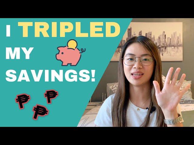 I TRIPLED MY SAVINGS! : 5 Tips on How to Get Good with Money in 2024