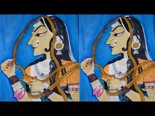 How to draw Radha Bani Thani class 12 | Multi Creation