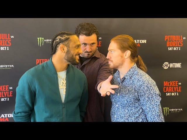 Bellator 286 Media Day Faceoffs: A.J. McKee, Spike Carlyle Won't Break State