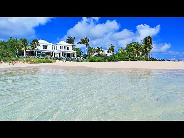 The MOST Relaxing **Beachfront** Anguilla Villa Rental: Beach Escape Villa