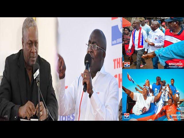 Eii.. Bawumia For 1st Time Angrily Punches Mahama In Public…”Don’t Dare Me With NDC Fake Green Book”