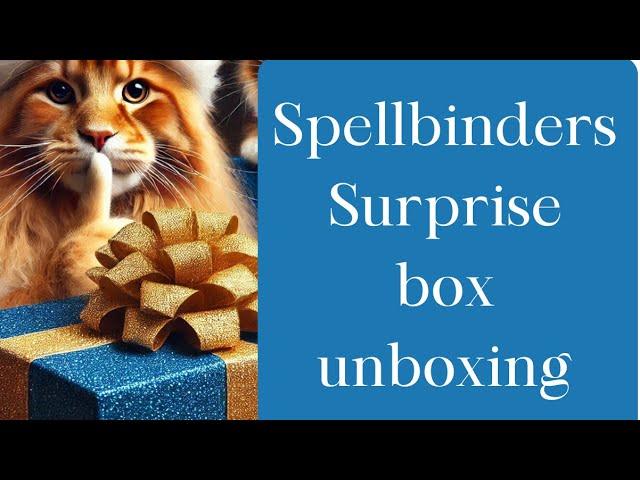 Spellbinder Surprise Box 2025 unboxing