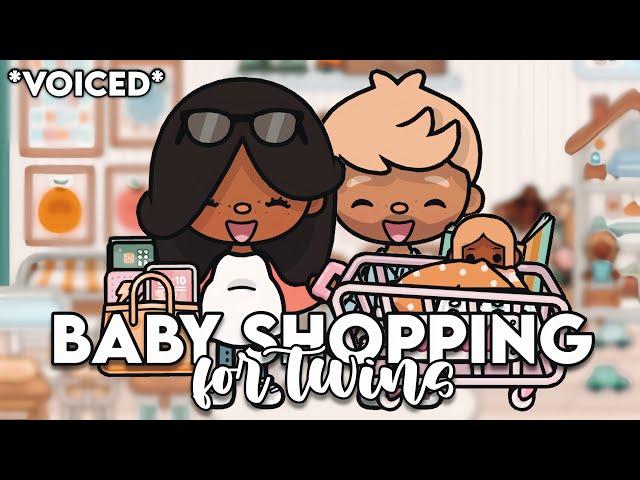 going baby shopping for the twins  | VOICED toca life world roleplay