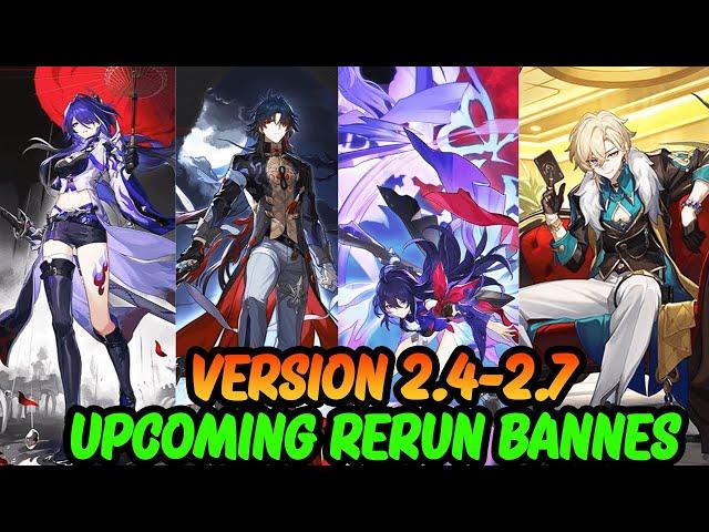 Upcoming Rerun Banner Line-Up Version 2.4 to Version 2.7 Explained | Honkai Star Rail