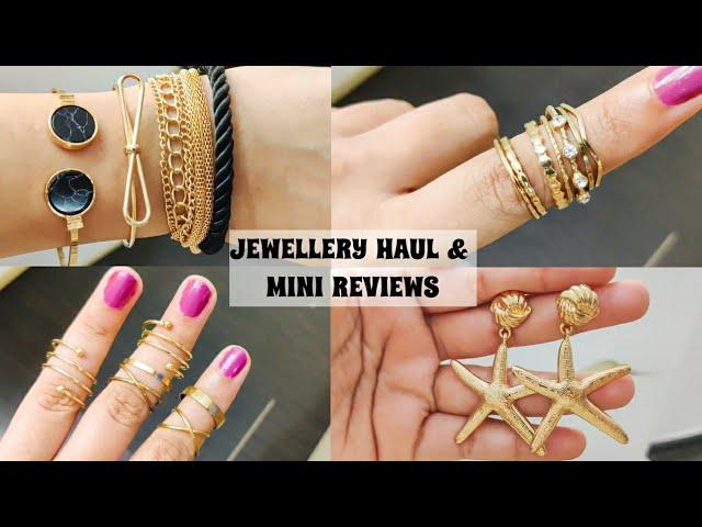 WESTERN JEWELLERY HAUL | Rings, Bracelets & Earrings | Online Stores in India