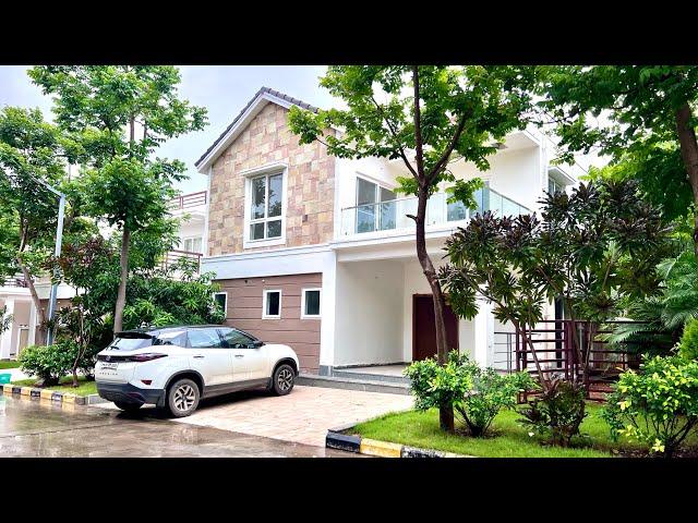 350 Sq.yd Duplex Villa for sale in gated community Hyderabad 2800 Sq.ft