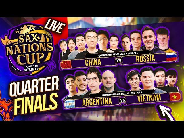 SAX NATIONS CUP Quarterfinals China vs Russia | Argentina vs Vietnam #ageofempires2 #aoe2 (01-11-24)