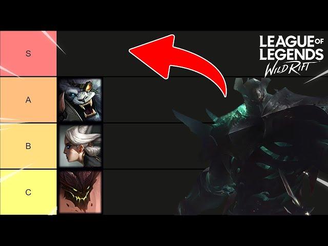 WILD RIFT Tier List Patch 5.2c - MORDEKAISER RELEASE + RENGAR REWORK