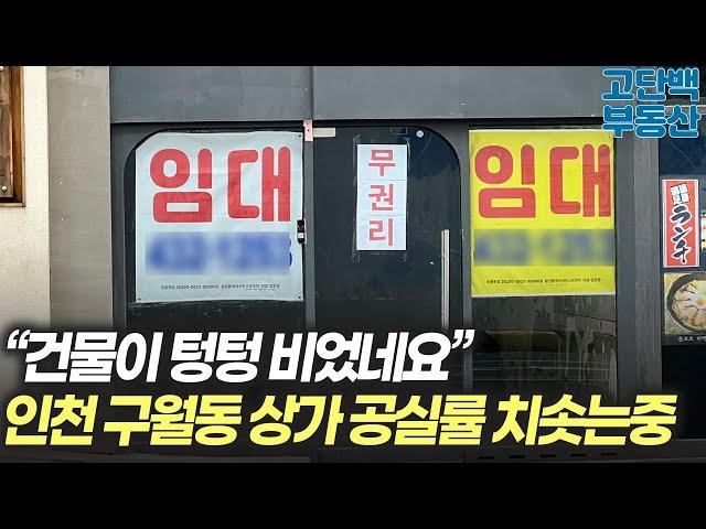 늘어나는 빈 점포.. 지역 경제 약영향 걱정되는 인천 구월동 로데오거리