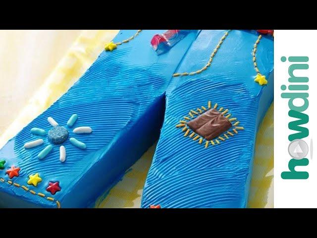 Birthday Cake Ideas: How to Make a Blue Jeans Birthday Cake