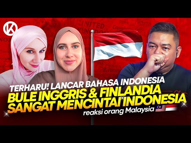 Terharu‼️ Bule Ini Sangat Mencintai Negara & Bahasa Indonesia  Reaction