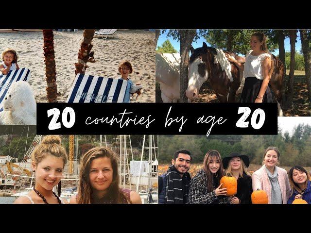 How I visited 20 countries by age 20 | My Travel Story