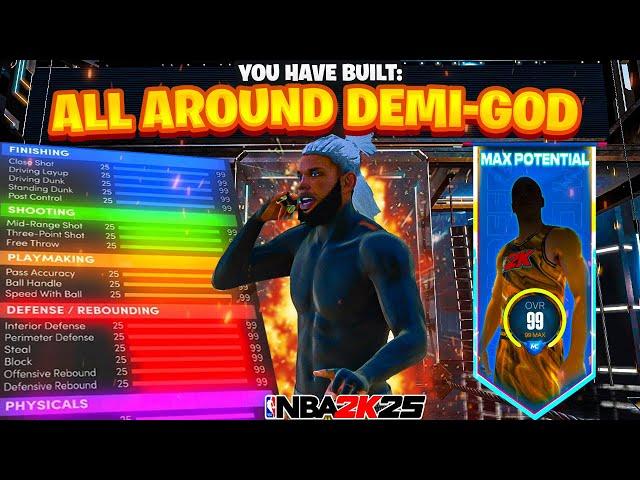 *NEW* 5'9 GUARD BUILD is a ALL AROUND GOD in NBA2K25! 99 3BALL + 10 LEGEND BADGES! best build 2k25