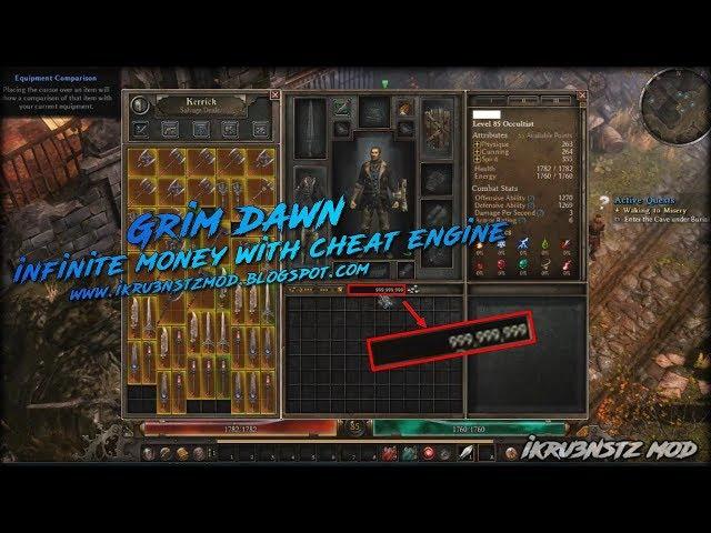 Grim Dawn - Infinite Money with Cheat Engine