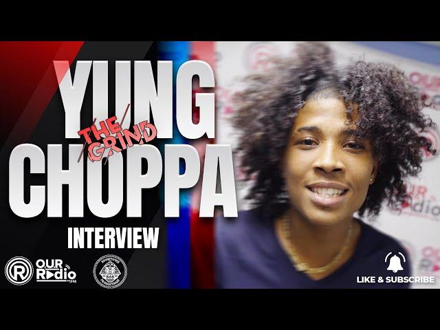 YUNG CHOPPA has a viral hit with his first ever recorded song! Live on The Grind Interview