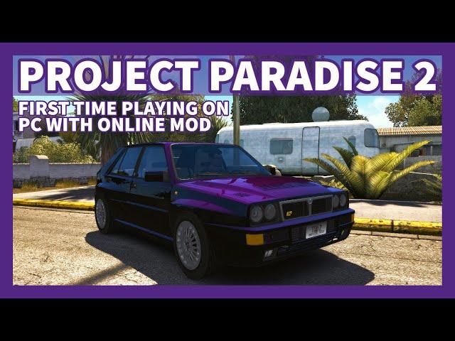 First Time Playing Test Drive Unlimited 2 on PC with Project Paradise Online Mod & Unofficial Patch!