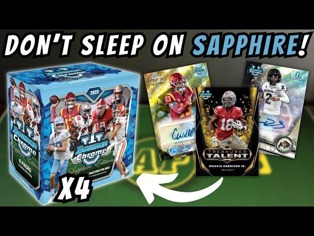 PULLING HIT AFTER HIT!! 2023 Bowman University Chrome Sapphire Review!