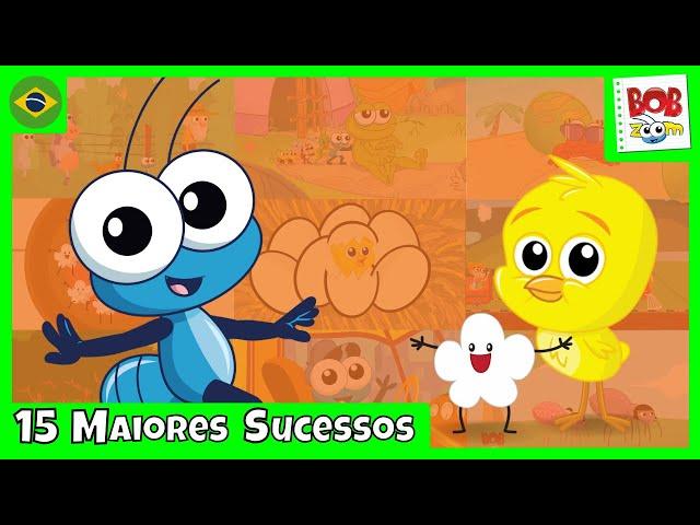 Os 15 Maiores Sucessos | Bob Zoom | Vídeo Infantil Musical Oficial @BobZoom