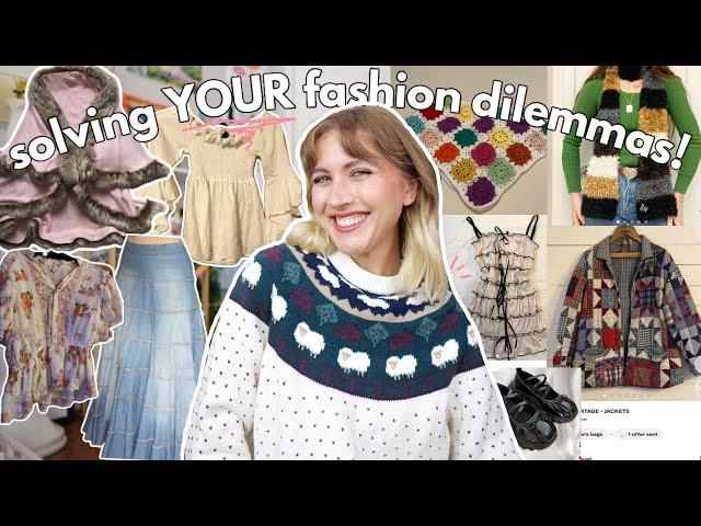 solving YOUR styling dilemmas!!  helping you style clothes YOU don't know how to wear 