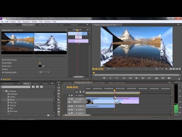 Adobe Premiere Pro CC Tutorial | Adjusting Video Transitions